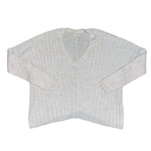Pilcro cream v neck lightweight sweater